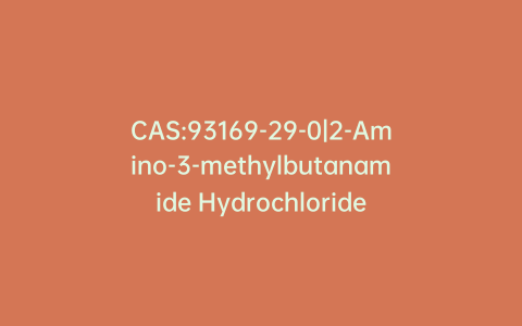 CAS:93169-29-0|2-Amino-3-methylbutanamide Hydrochloride
