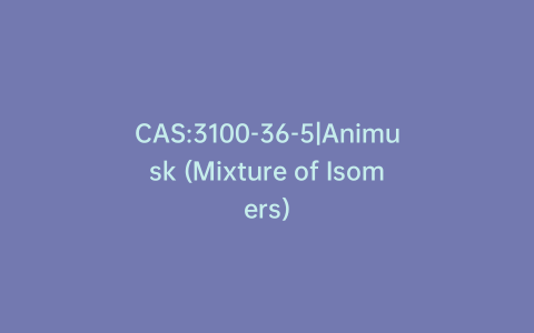 CAS:3100-36-5|Animusk (Mixture of Isomers)