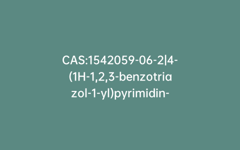 CAS:1542059-06-2|4-(1H-1,2,3-benzotriazol-1-yl)pyrimidin-2-amine