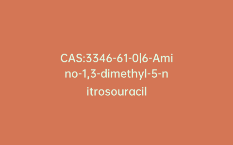 CAS:3346-61-0|6-Amino-1,3-dimethyl-5-nitrosouracil