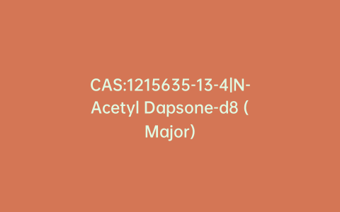 CAS:1215635-13-4|N-Acetyl Dapsone-d8 (Major)
