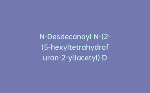 N-Desdecanoyl N-(2-(5-hexyltetrahydrofuran-2-yl)acetyl) Daptomycin