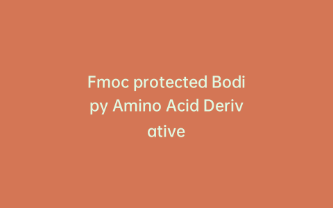 Fmoc protected Bodipy Amino Acid Derivative