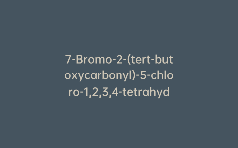 7-Bromo-2-(tert-butoxycarbonyl)-5-chloro-1,2,3,4-tetrahydroisoquinoline-6-carboxylic Acid
