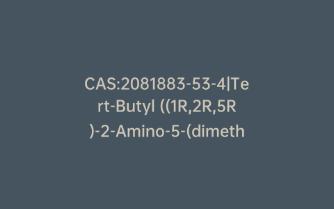 CAS:2081883-53-4|Tert-Butyl ((1R,2R,5R)-2-Amino-5-(dimethylcarbamoyl)cyclohexyl)carbamate
