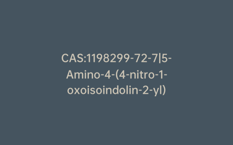 CAS:1198299-72-7|5-Amino-4-(4-nitro-1-oxoisoindolin-2-yl)-5-oxopentanoic Acid
