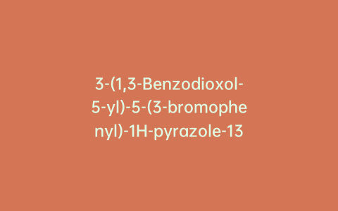 3-(1,3-Benzodioxol-5-yl)-5-(3-bromophenyl)-1H-pyrazole-13C6