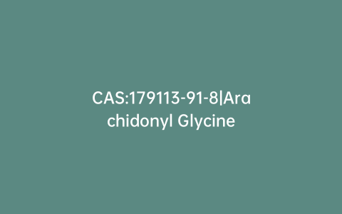 CAS:179113-91-8|Arachidonyl Glycine