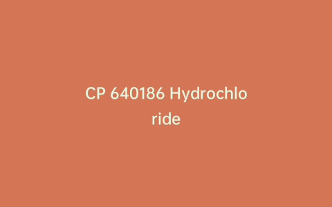 CP 640186 Hydrochloride