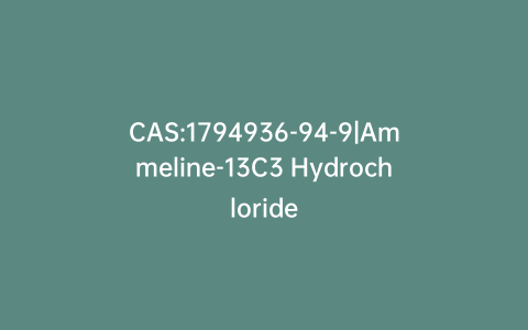 CAS:1794936-94-9|Ammeline-13C3 Hydrochloride