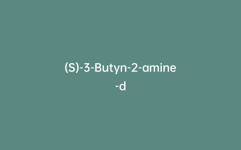 (S)-3-Butyn-2-amine-d