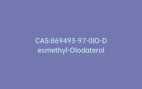 CAS:869493-97-0|O-Desmethyl-Olodaterol