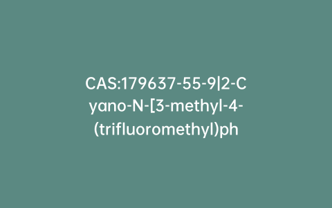 CAS:179637-55-9|2-Cyano-N-[3-methyl-4-(trifluoromethyl)phenyl]-acetamide