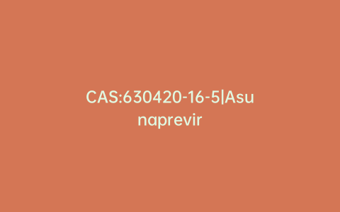 CAS:630420-16-5|Asunaprevir