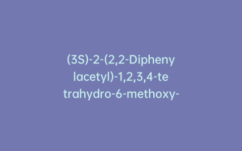 (3S)-2-(2,2-Diphenylacetyl)-1,2,3,4-tetrahydro-6-methoxy-5-(phenylmethoxy)-3-isoquinolinecarboxylic Acid Sodium Salt Dihydrate