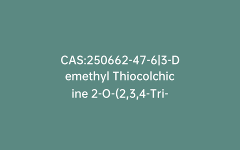 CAS:250662-47-6|3-Demethyl Thiocolchicine 2-O-(2,3,4-Tri-O-acetyl-b-D-glucuronide Methyl Ester)