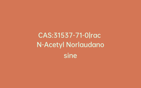 CAS:31537-71-0|rac N-Acetyl Norlaudanosine