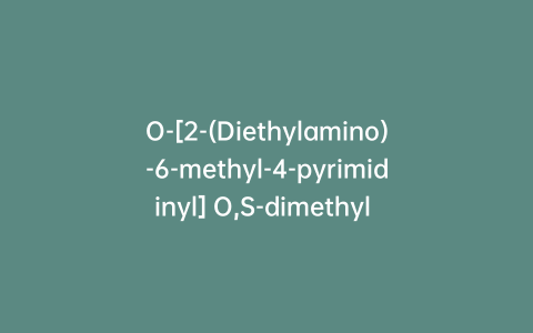 O-[2-(Diethylamino)-6-methyl-4-pyrimidinyl] O,S-dimethyl Phosphorothioate