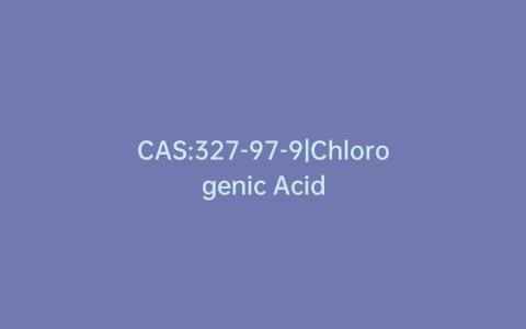 CAS:327-97-9|Chlorogenic Acid