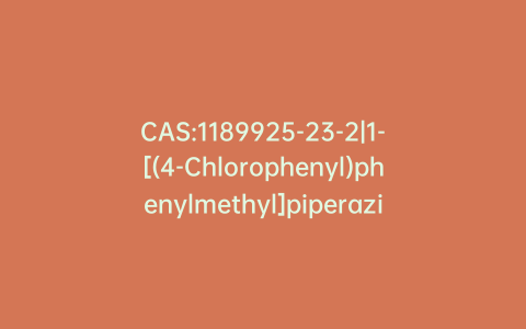 CAS:1189925-23-2|1-[(4-Chlorophenyl)phenylmethyl]piperazine-d8
