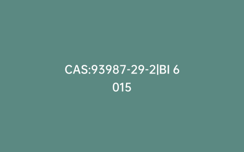 CAS:93987-29-2|BI 6015