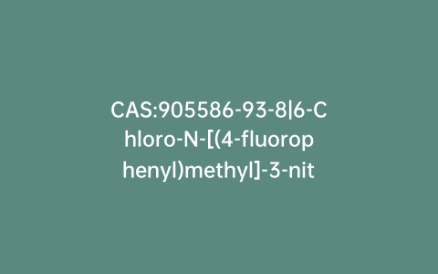 CAS:905586-93-8|6-Chloro-N-[(4-fluorophenyl)methyl]-3-nitro-2-pyridinamine