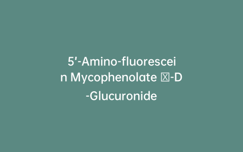 5’-Amino-fluorescein Mycophenolate β-D-Glucuronide