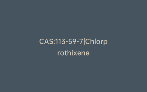 CAS:113-59-7|Chlorprothixene