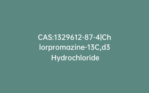 CAS:1329612-87-4|Chlorpromazine-13C,d3 Hydrochloride