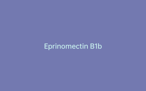 Eprinomectin B1b