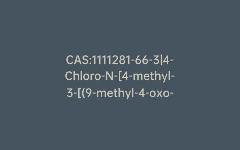 CAS:1111281-66-3|4-Chloro-N-[4-methyl-3-[(9-methyl-4-oxo-4H-pyrido[1,2-a]pyrimidin-2-yl)methoxy]phenyl]benzamide