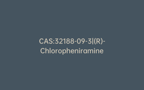 CAS:32188-09-3|(R)-Chloropheniramine