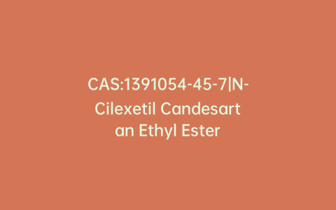 CAS:1391054-45-7|N-Cilexetil Candesartan Ethyl Ester