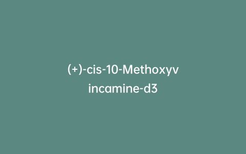 (+)-cis-10-Methoxyvincamine-d3