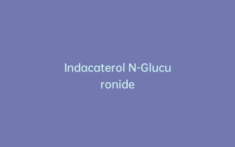 Indacaterol N-Glucuronide
