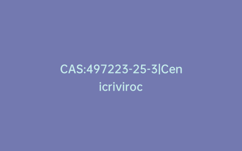 CAS:497223-25-3|Cenicriviroc