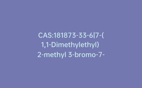 CAS:181873-33-6|7-(1,1-Dimethylethyl) 2-methyl 3-bromo-7-azabicyclo[2.2.1]hepta-2,5-diene-2,7-dicarboxylate