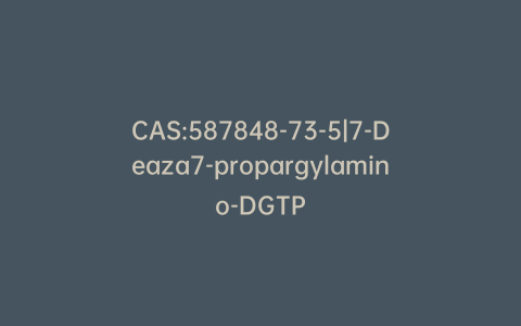 CAS:587848-73-5|7-Deaza7-propargylamino-DGTP