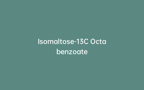 Isomaltose-13C Octabenzoate