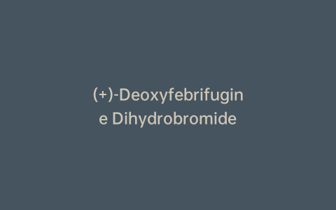 (+)-Deoxyfebrifugine Dihydrobromide