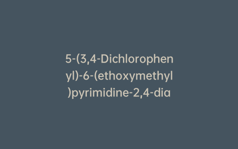 5-(3,4-Dichlorophenyl)-6-(ethoxymethyl)pyrimidine-2,4-diamine