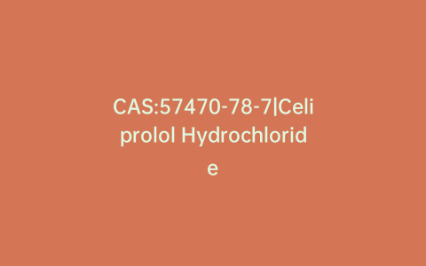 CAS:57470-78-7|Celiprolol Hydrochloride