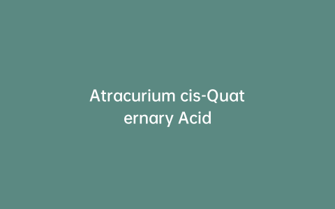 Atracurium cis-Quaternary Acid