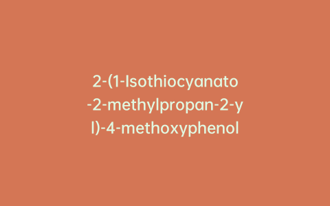 2-(1-Isothiocyanato-2-methylpropan-2-yl)-4-methoxyphenol