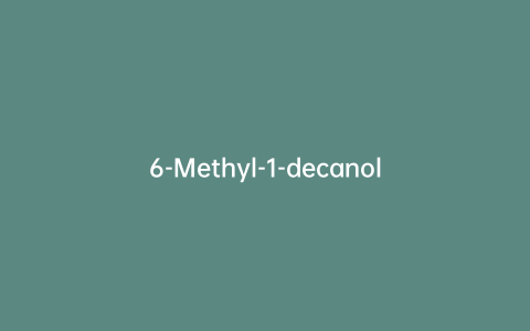 6-Methyl-1-decanol