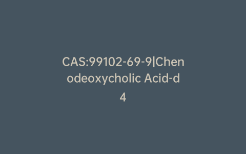 CAS:99102-69-9|Chenodeoxycholic Acid-d4