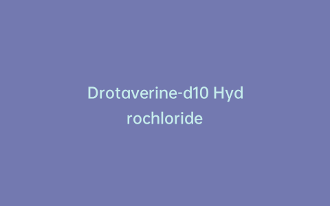 Drotaverine-d10 Hydrochloride