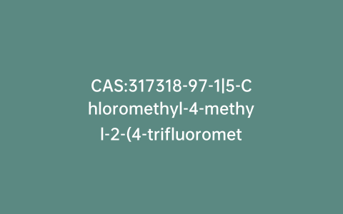 CAS:317318-97-1|5-Chloromethyl-4-methyl-2-(4-trifluoromethylphenyl)thiazole