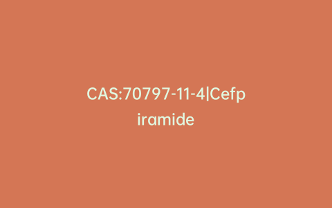 CAS:70797-11-4|Cefpiramide