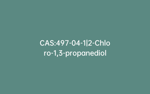 CAS:497-04-1|2-Chloro-1,3-propanediol